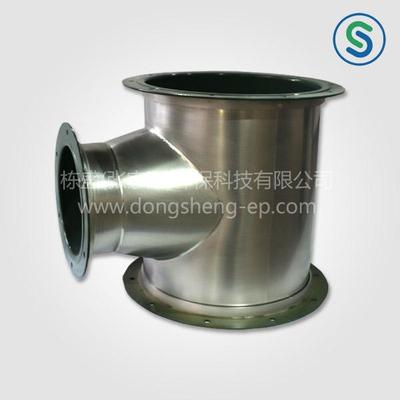 ETFE内衬不锈钢90度圆扩三通